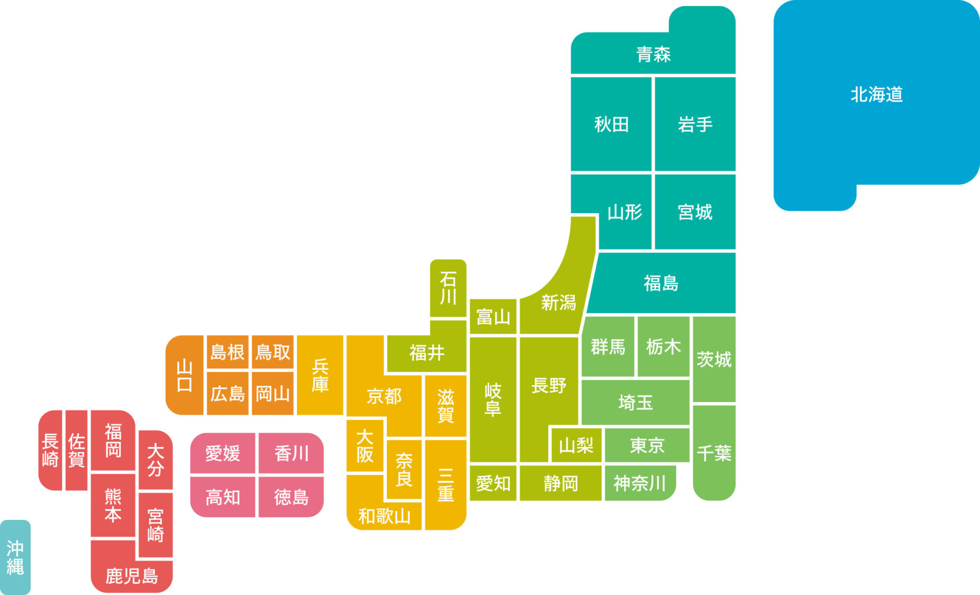 全国各地に広がる、スマートフォン修理店X-repairの店舗。